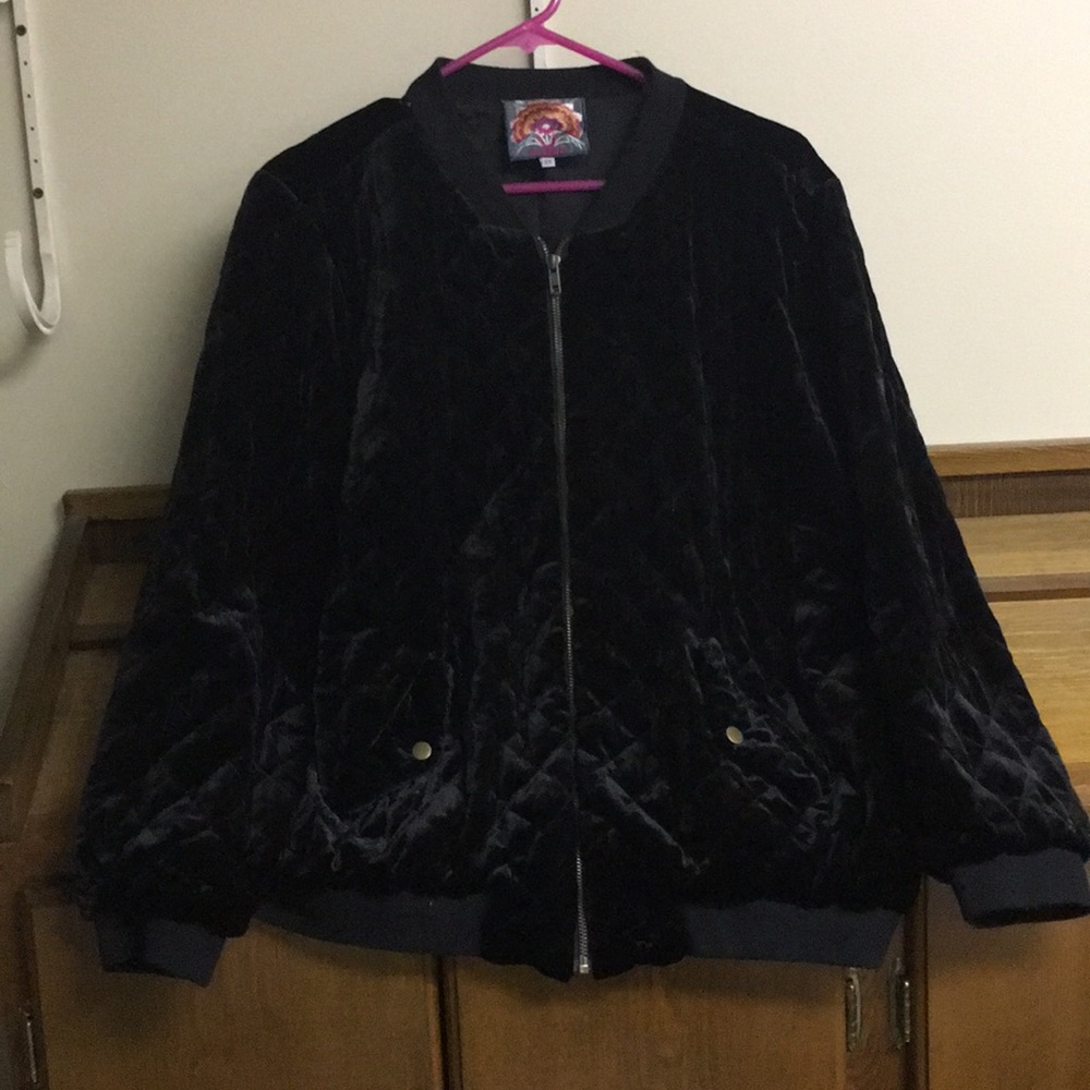 Johnny was velvet plush jacket